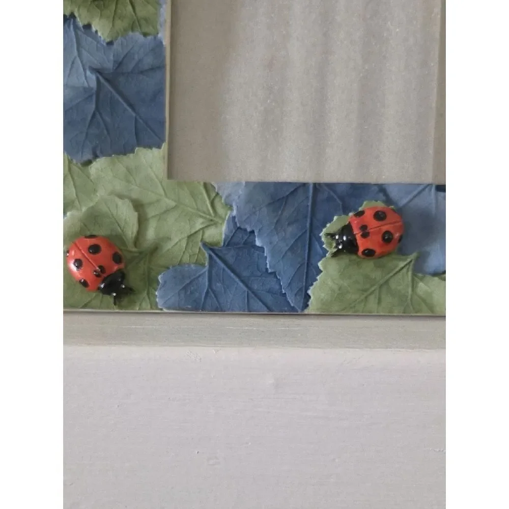 Ladybug Leaf Decorative Photo Frame -